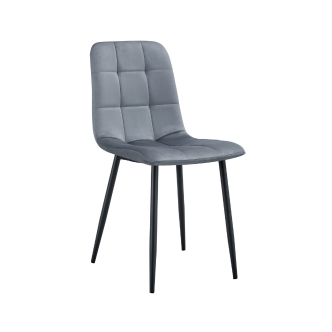 Chaise ELISA pied noir (Disponible en plusieurs coloris)