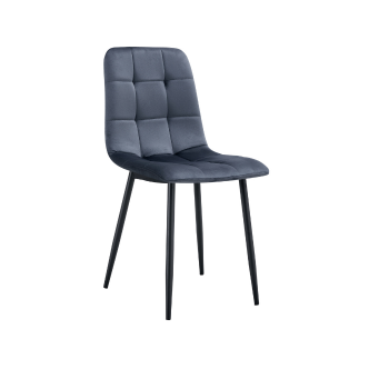 Chaise ELISA pied noir (Disponible en plusieurs coloris)