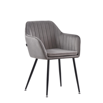 Chaise CANVAS pied noir (Disponible en plusieurs coloris)