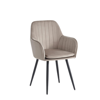 Chaise CANVAS pied noir (Disponible en plusieurs coloris)