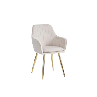 Chaise CANVAS pied gold (Disponible en plusieurs coloris)