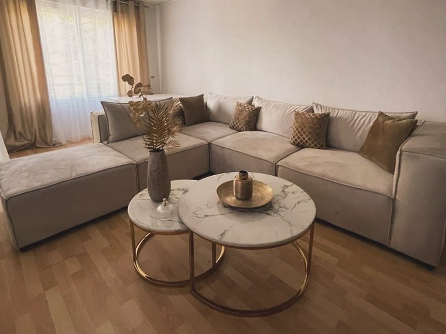 Canapé Modulable ELEGANCE (Velours)