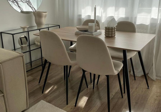 Table à manger Ammo bois (Disponible en plusieurs coloris)