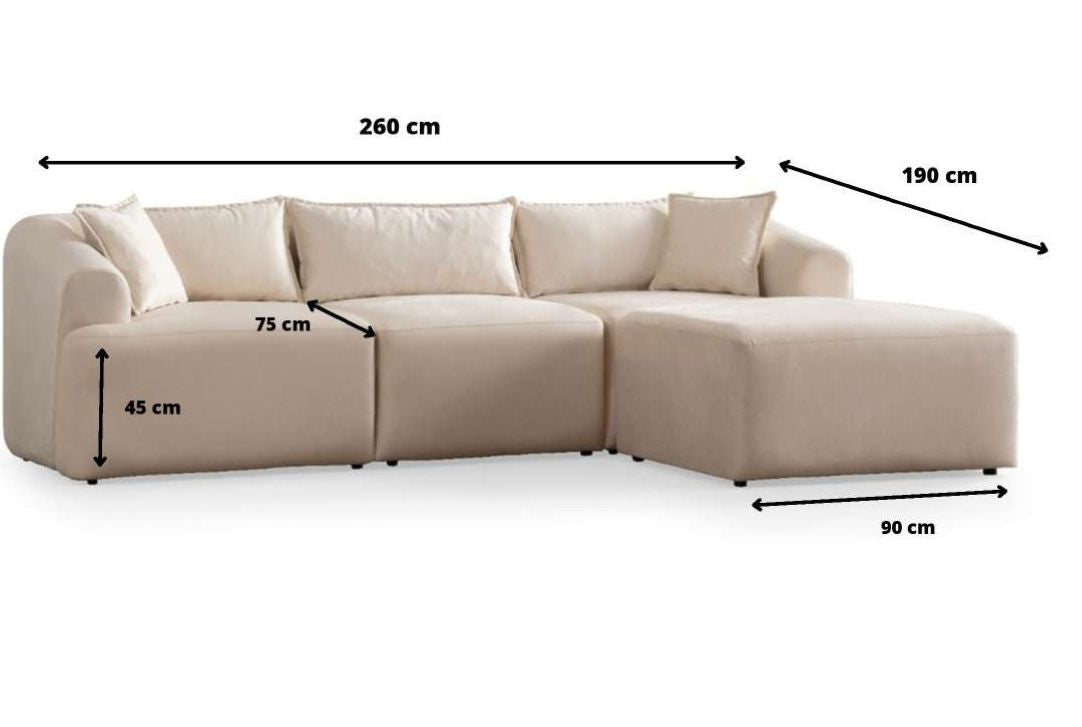 Canapé MILA (Velours)