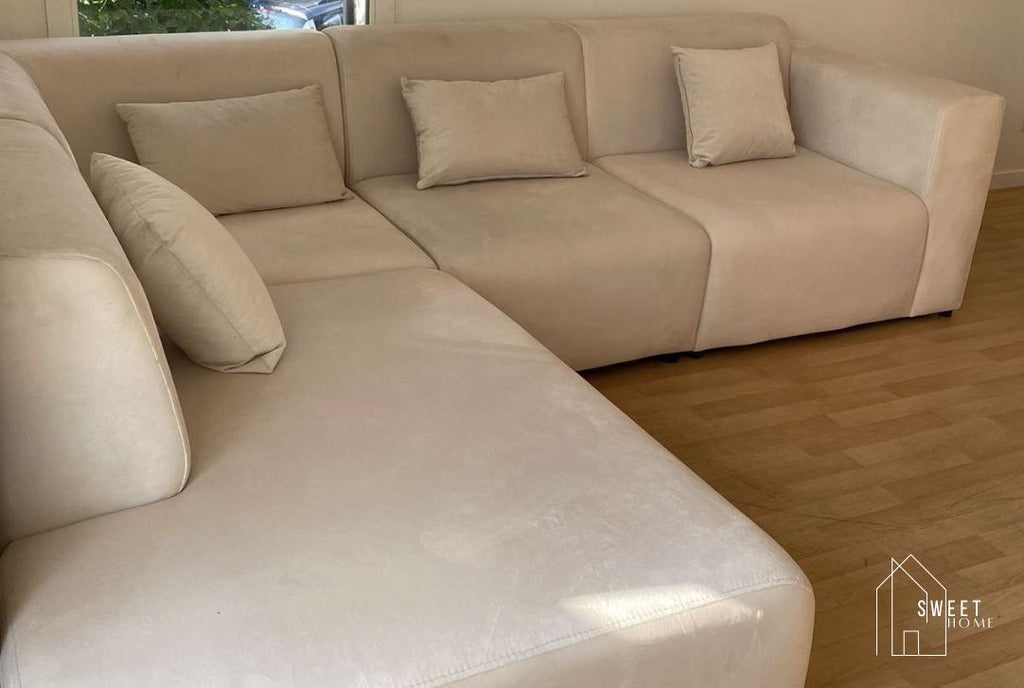 Canapé d'angle COCO (Velours)