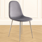 Chaise SCANDINAVE pied chrome