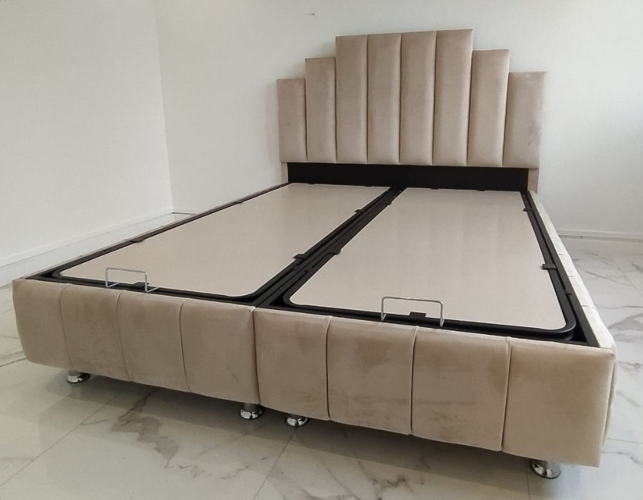 Lit coffre NATURA (Velours)