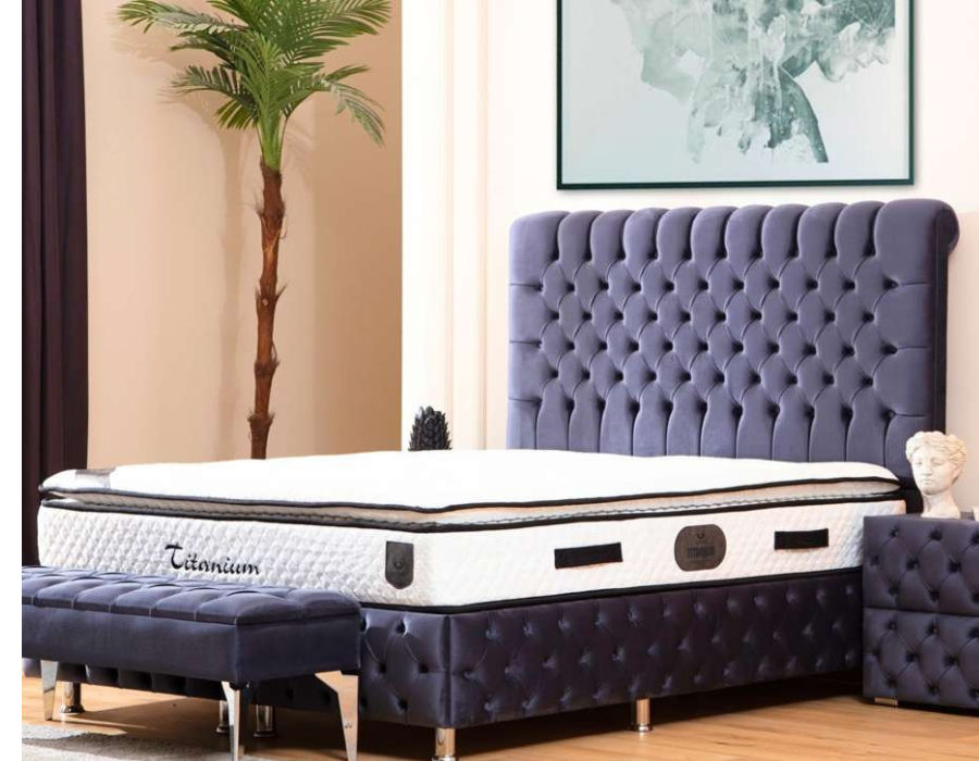 Lit coffre LUNA (Velours)