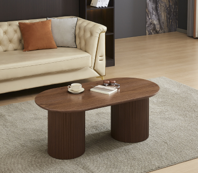 Table basse KINSHASA (Effet noyer)