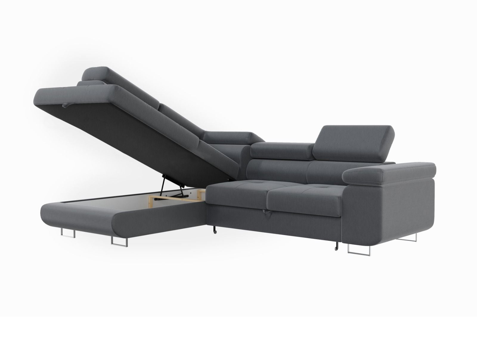 Canapé d'angle Convertible TONY (Velours)