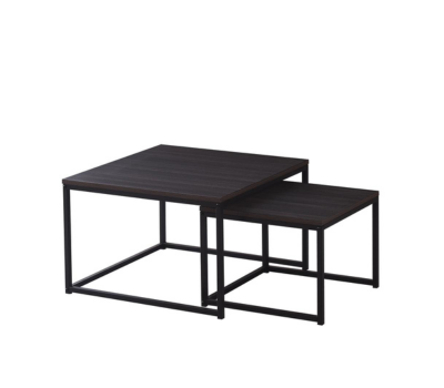 Table basse BELGRADE pied noir (Disponible en plusieurs coloris)
