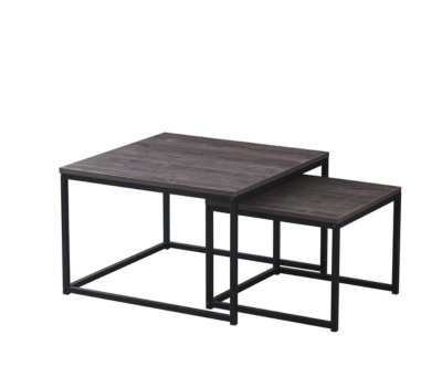 Table basse BELGRADE pied noir (Disponible en plusieurs coloris)