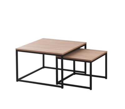 Table basse BELGRADE pied noir (Disponible en plusieurs coloris)