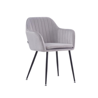 Chaise CANVAS pied noir (Disponible en plusieurs coloris)